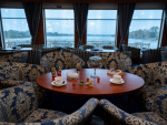Panorama bar "Tsar" on the boat deck
